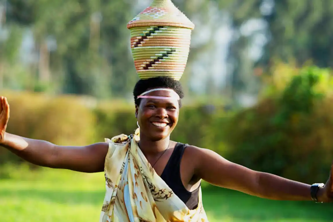 Rwandan Traditional Dancer Musanze Town